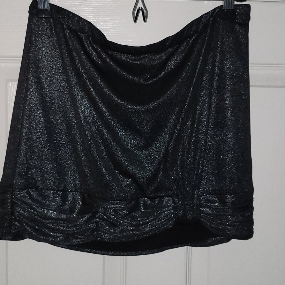 CHARCOAL GLITZ ARMANI EXCHANGE SKIRT